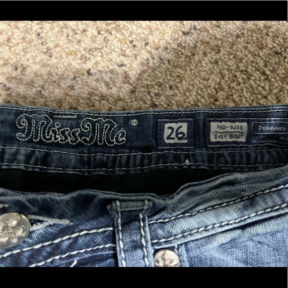 Miss Me boot cut jeans sz 26 - Picture 8 of 9